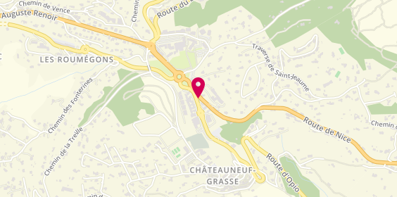 Plan de BNP Paribas - Chateauneuf de Grasse, 45 Rue d'Opio
45 Route d'Opio, 06740 Châteauneuf-Grasse