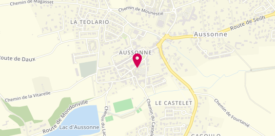 Plan de Agence Crédit Agricole Aussonne, 271 avenue de la République, 31840 Aussonne