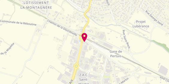 Plan de BNP Paribas - Pertuis Route d'Aix, en Provence
43 A Route d'Aix, 84120 Pertuis