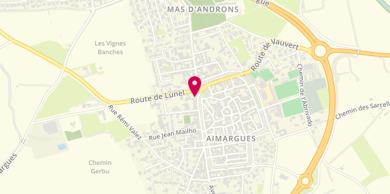 Plan de Crédit Agricole du Languedoc - Aimargues, avenue des Anciens Combattants, 30470 Aimargues