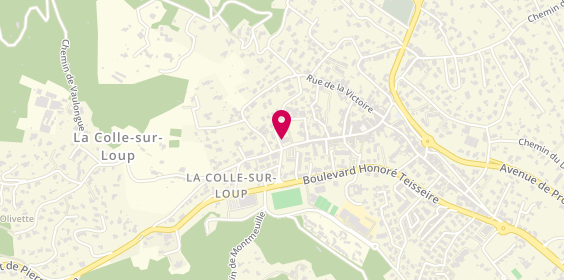 Plan de Caisse d'Epargne Cote d'Azur, 64 Bis Avenue , Georges Clémenceau, 06480 La Colle-sur-Loup