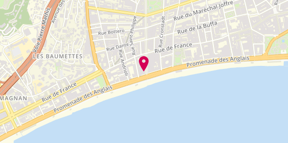 Plan de BNP Paribas - Nice Promenade des Anglais, 45 promenade des Anglais, 06000 Nice