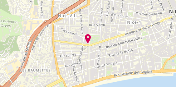 Plan de HSBC - Agence Nice Gambetta, 35 Boulevard Gambetta, 06000 Nice