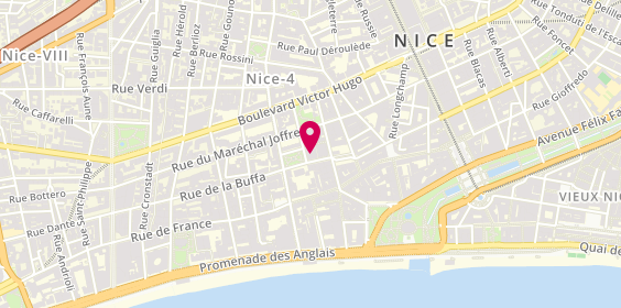 Plan de Banque Populaire Méditerranée, 8 Rue de la Buffa, 06000 Nice