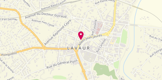 Plan de Agence de Lavaur, 15 allée Jean Jaurès, 81500 Lavaur