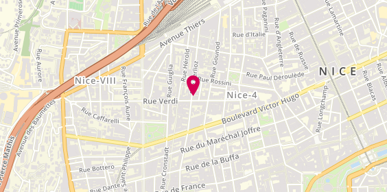 Plan de Sg-Nice Musiciens, 22 Rue Verdi, 06000 Nice