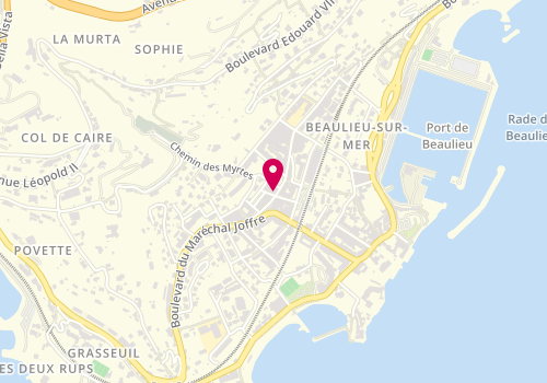 Plan de LCL Banque et assurance, 34 Boulevard Marinoni, 06310 Beaulieu-sur-Mer