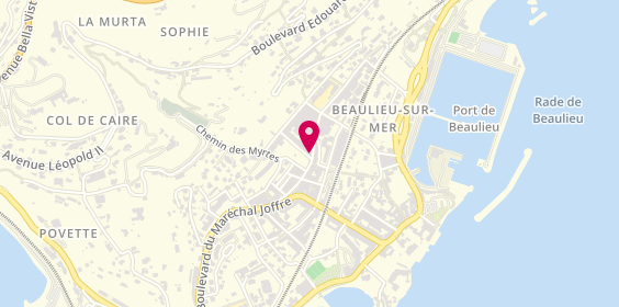 Plan de BNP Paribas - Beaulieu Sur Mer, 30 Boulevard Marinoni, 06310 Beaulieu-sur-Mer