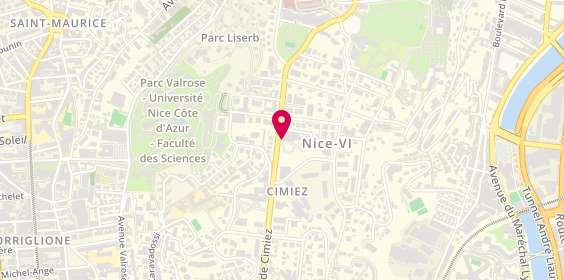 Plan de Nice Cimiez Bis, 82 Boulevard de Cimiez, 06000 Nice