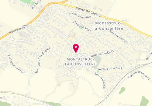Plan de Caisse d'Epargne, 20 avenue de Castelnau, 31380 Montastruc-la-Conseillère
