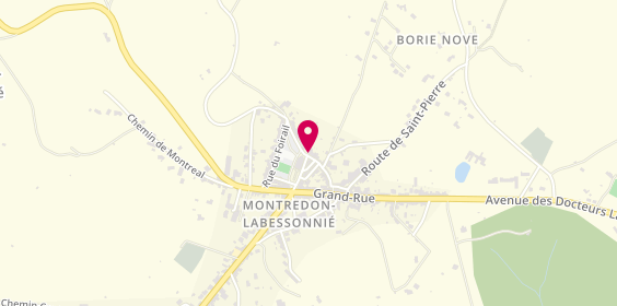 Plan de Agence Montredon, 2 place Saint-Jean, 81360 Montredon-Labessonnié
