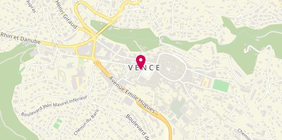 Plan de BNP Paribas - Vence, 28 place du Grand Jardin, 06140 Vence