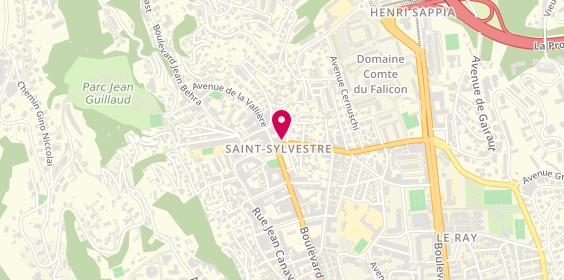 Plan de Sg, 22 Av. De Saint-Sylvestre, 06100 Nice