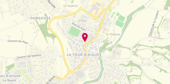 Plan de Agence de la Tour d'Aigues, 10 Boulevard de la République, 84240 La Tour-d'Aigues