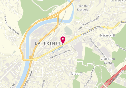 Plan de Caisse d'Epargne Cote d'Azur, Les Acacias 3 Boulevard François Suarez, 06340 La Trinité