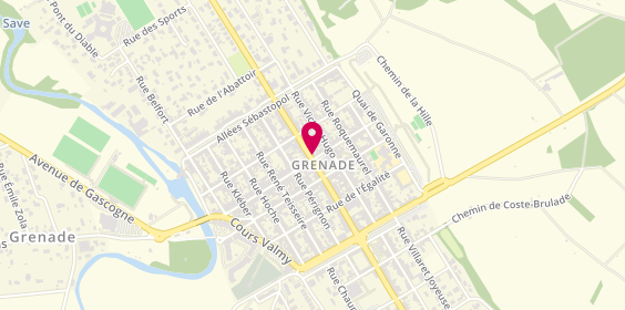 Plan de Agence de Grenade, 77 Rue de la République, 31330 Grenade