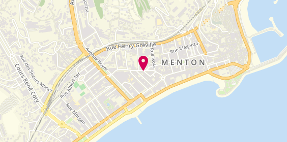 Plan de CCF Menton, 28 Rue Partouneaux, 06500 Menton