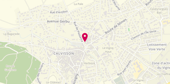 Plan de Crédit Agricole du Languedoc - Calvisson, 1 Rue de Plaisance, 30420 Calvisson