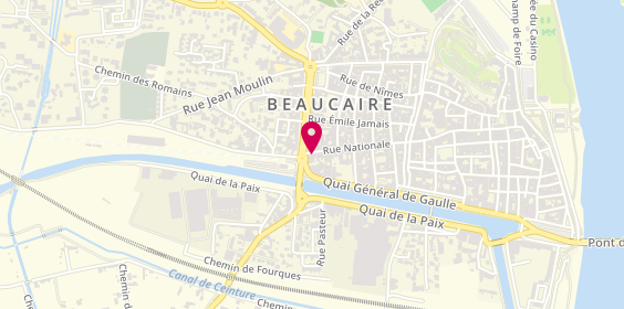 Plan de LCL Banque et assurance, 2 Rue Nationale, 30300 Beaucaire