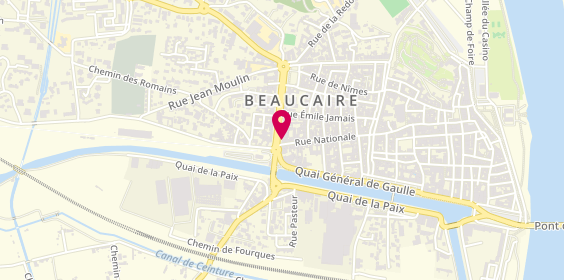 Plan de Caisse d'Epargne, 2 Boulevard du Maréchal Foch, 30300 Beaucaire