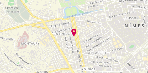 Plan de Caisse d'Epargne, 24 Avenue Jean Jaurès, 30900 Nîmes