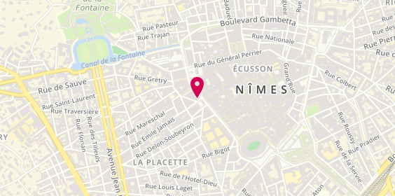 Plan de BNP Paribas - Nimes Victor Hugo, 15 Boulevard Victor Hugo, 30000 Nîmes