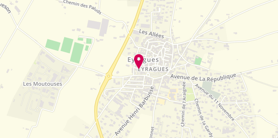 Plan de Agence d'Eyragues, Place Poilus, 13630 Eyragues