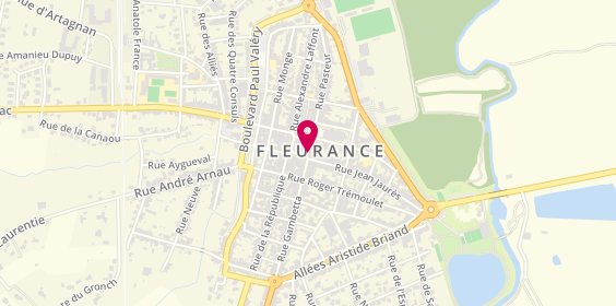 Plan de BNP Paribas - Fleurance, 29 Rue de la République, 32500 Fleurance