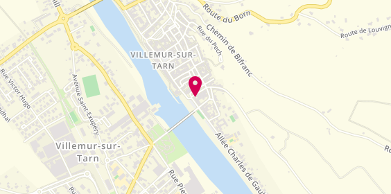 Plan de Agence de Villemur Sur Tarn, 45 Allée Charles de Gaulle, 31340 Villemur-sur-Tarn