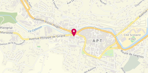 Plan de BNP Paribas - Apt, 79 place de la Bouquerie, 84400 Apt