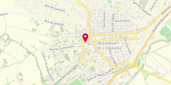 Plan de Caisse d'Epargne Beaumont de Lomagne, 24 Bis place Jean Moulin, 82500 Beaumont-de-Lomagne