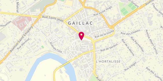 Plan de Agence Gaillac, 42 place de la Libération, 81600 Gaillac