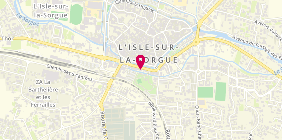 Plan de LCL, 115 avenue de la Libération, 84800 L'Isle-sur-la-Sorgue
