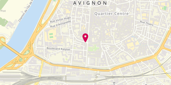 Plan de Agence Avignon Vernet, 110 Rue Joseph Vernet, 84000 Avignon