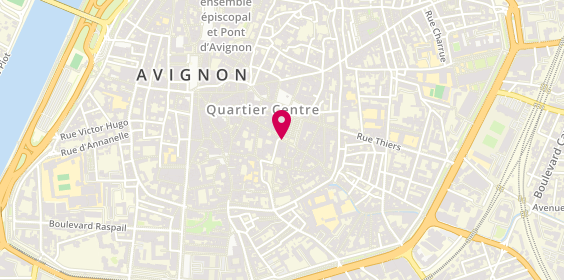 Plan de Agence Avignon Les Halles, 50 Rue de la Bonneterie, 84000 Avignon