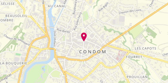 Plan de BNP Paribas - Condom, place Saint-Pierre, 32100 Condom