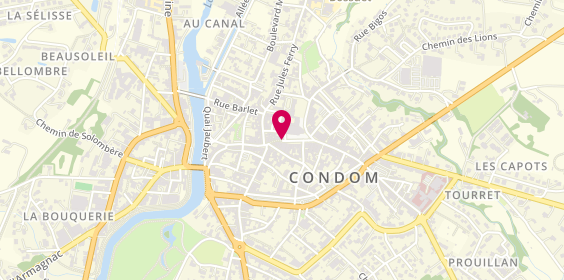 Plan de Caisse d'Epargne, place Saint-Pierre, 32100 Condom
