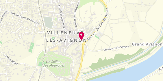 Plan de Crédit Agricole du Languedoc - Villeneuve les Avignon, 15 Rue Marcel Fabrigoule, 30400 Villeneuve-lès-Avignon