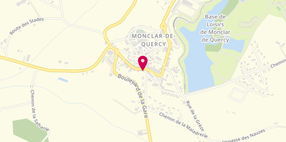 Plan de Agence Monclar de Quercy, 32 avenue du Colonel Raynal, 82230 Monclar-de-Quercy