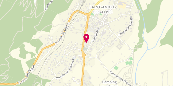 Plan de Crédit Agricole, Route de Nice, 04170 Saint-André-les-Alpes
