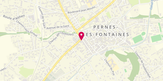 Plan de LCL, 58 avenue Jean Jaurès, 84210 Pernes-les-Fontaines