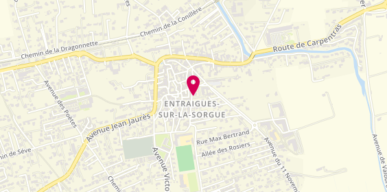 Plan de Agence d'Entraigues, 29 Boulevard Saint-Roch, 84320 Entraigues-sur-la-Sorgue