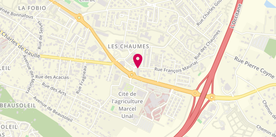 Plan de Caisse de Cm Mtban Pont de Chaumes, 110 Rue François Mauriac, 82000 Montauban