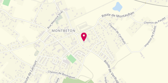 Plan de Agence Montbeton, 496 Route de Montauban Centre Commercial des Carretals, 82290 Montbeton
