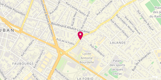 Plan de Agence Montauban Lalande, 220 Boulevard Vincent Auriol, 82000 Montauban