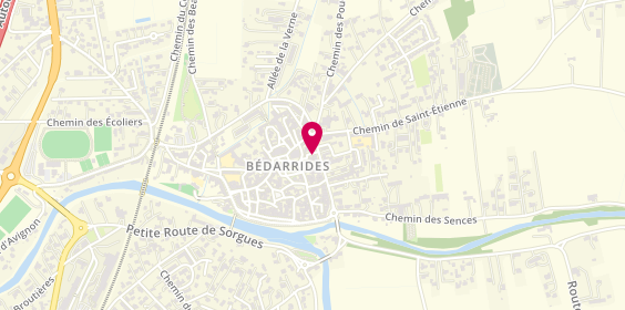 Plan de Agence de Bedarrides, 12 Boulevard du Bouquimard, 84370 Bédarrides