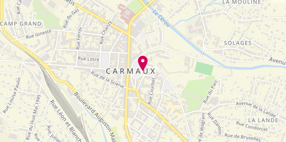 Plan de Agence Carmaux, 14 place Gambetta, 81400 Carmaux