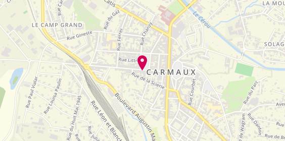 Plan de BNP Paribas - Carmaux, 31 avenue Jean Jaurès, 81400 Carmaux