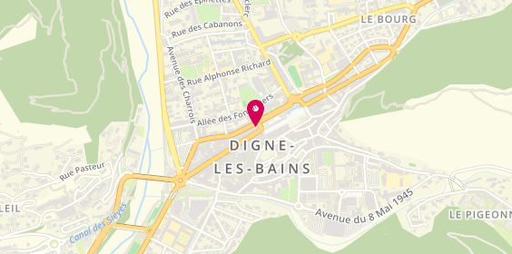 Plan de LCL Banque et assurance, 69 Boulevard Gassendi, 04000 Digne-les-Bains