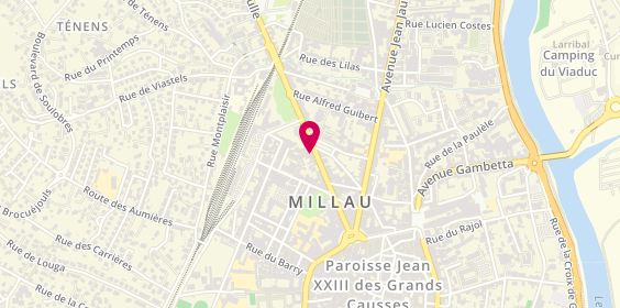 Plan de Agence Millau Republique, 35 avenue de la République, 12100 Millau